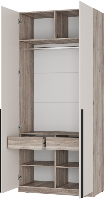 Шкаф ШК-03, Дуб смоки, Кашемир