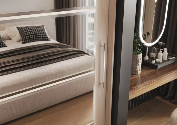 Шкаф-купе Элегант №8 2,0 м, Кашемир