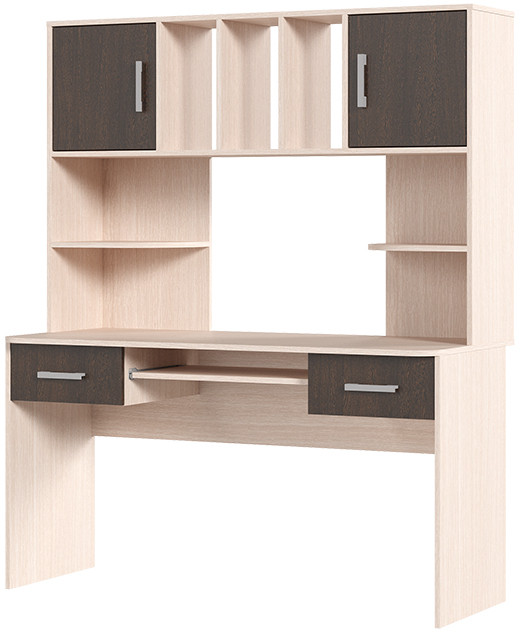 СТОЛ КОМПЬЮТЕРНЫЙ №8 (1,4х1,7х0,6) венге/белфорт