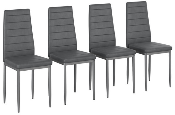 Четыре стула Мебель--24 A-117, серый