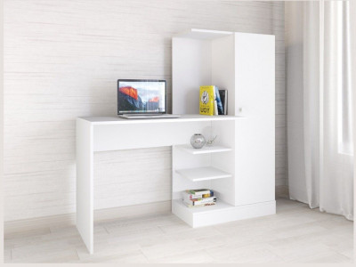 Компьютерный стол Квартет-6 белый