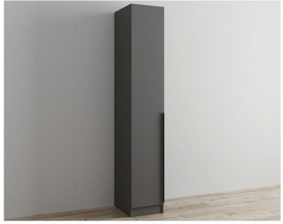 Шкаф-пенал Мадрид 40, графит серый