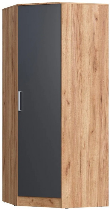 С/Г Мартина Шкаф угловой для одежды (Дуб Сонома / белый)