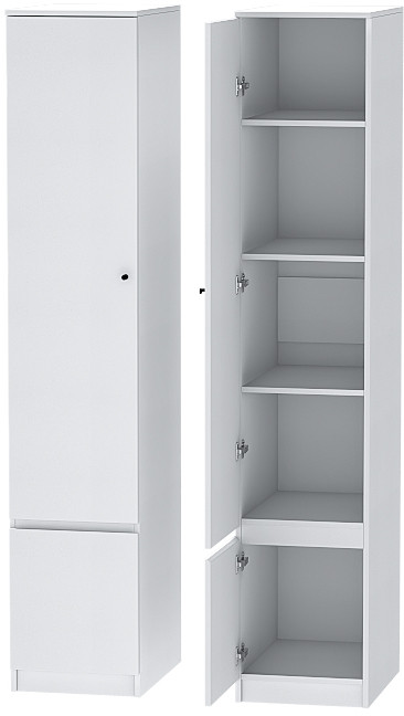 Модульная Прихожая Кэт-1, набор 6, Белый/Белый