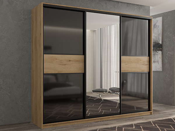 Шкаф-купе Кааппи 9 Эвок Прибрежный 240х45х230 см