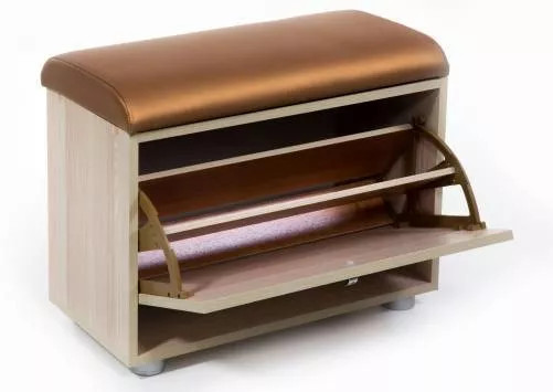 Обувница МС-1 ясень шимо светлый/109