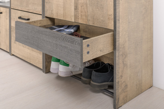 Трувор 13.328.02 Шкаф для одежды, дуб гранж песочный/интра