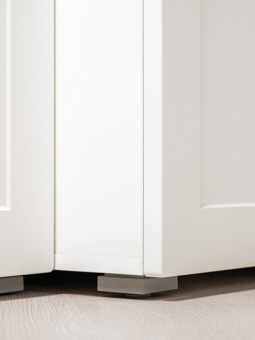 Остин Прихожая 73, белый шагрень/дуб крафт золотой