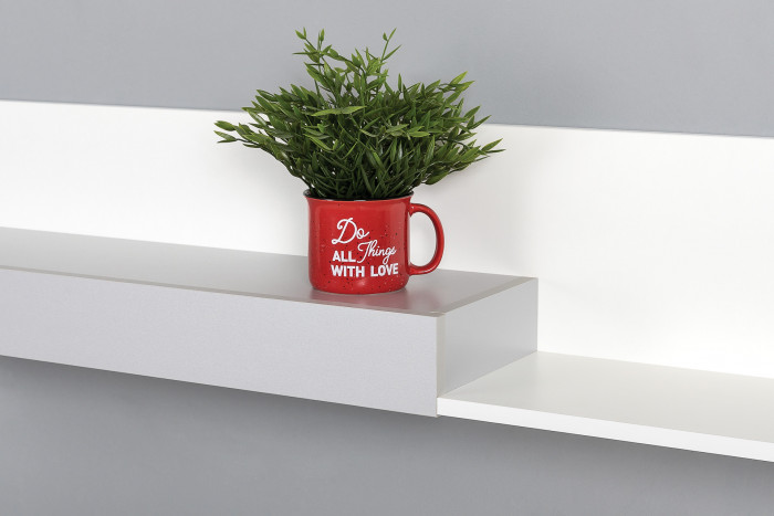 Торонто Компоновка № 02, белый шагрень/стальной серый