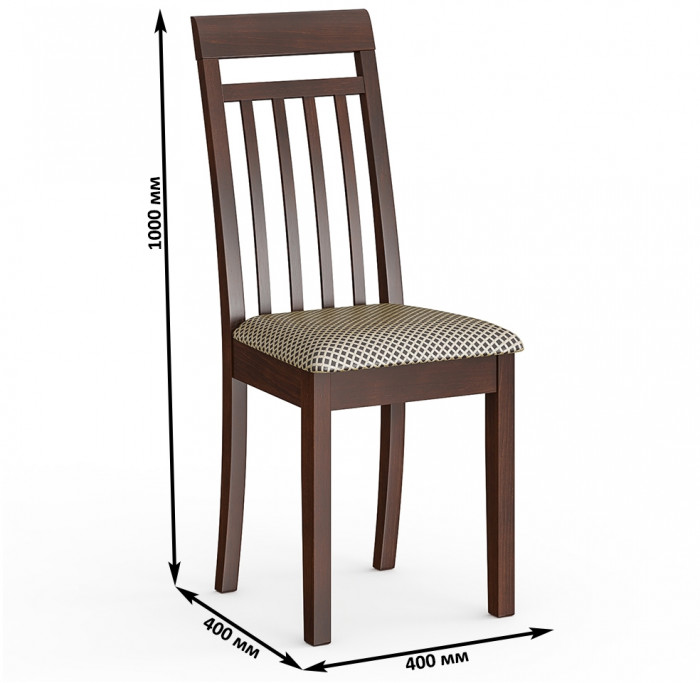 Четыре стула Мебель--24 Гольф-11 разборных, орех