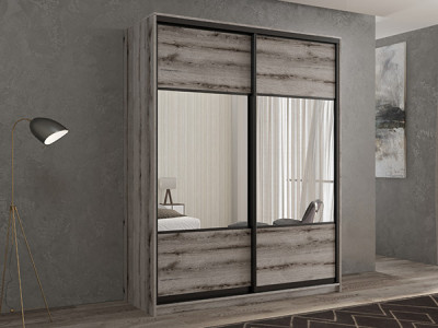 Шкаф-купе Кааппи 6 Эвок Окаменелый 160х60х230 см