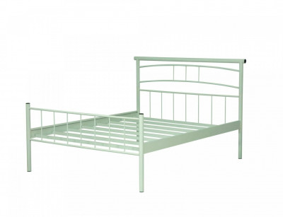 Кровать двойная Токио 42.25 Металл белый