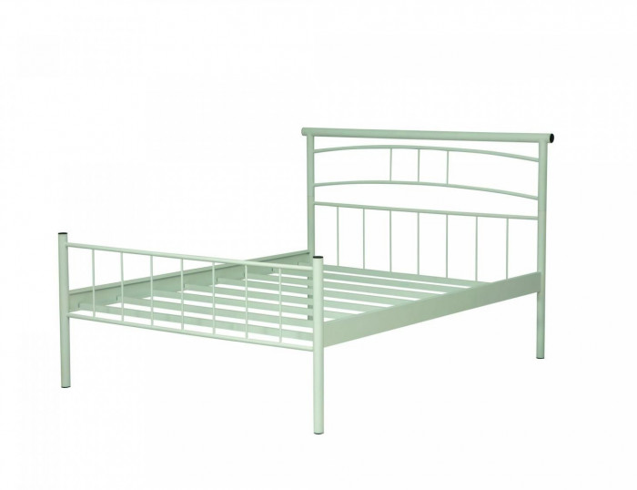 Кровать двойная Токио 42.25 Металл белый