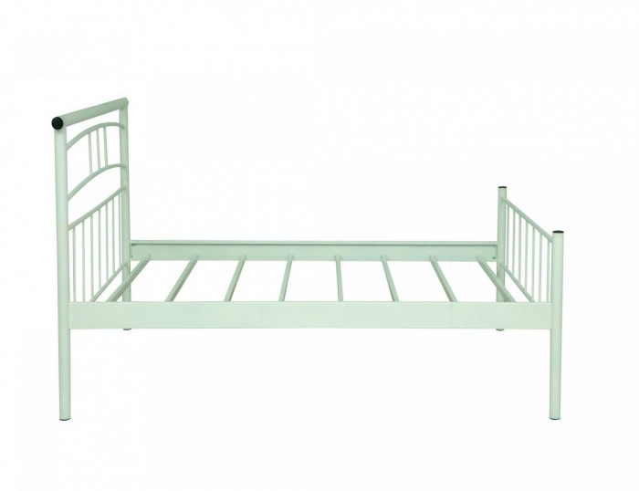 Кровать двойная Токио 42.25 Металл белый