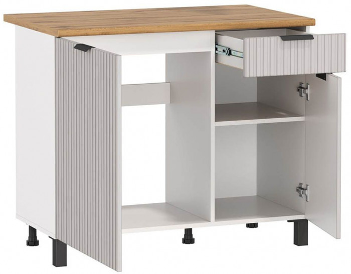 Венера стол 1000 МДФ Кашемир фрезерованный