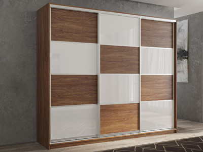 Шкаф-купе Кааппи 14 Морское Дерево Винтаж 210х45х230 см