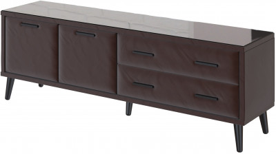 Тумба ТВ интерьерная Виго 1,6 коричневый