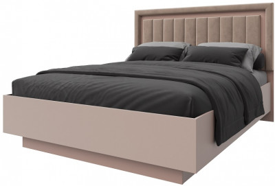 Кровать KING-SIZE 180х200 "Харди-1" с ПМ - Латте/Ирландский ликер