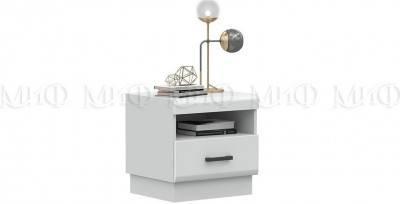 Магнолия Тумбы прикроватные 2 шт., белый глянец