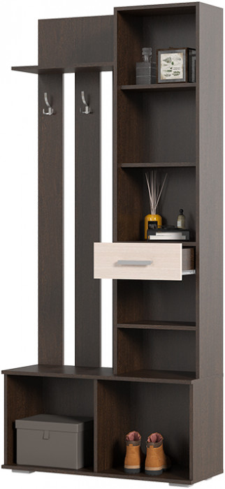 Прихожая "Сорренто" (910*2020*340) венге/белфорт