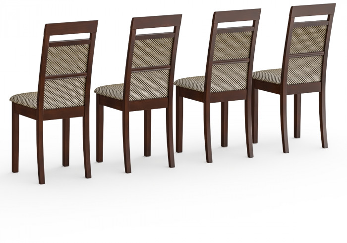 Четыре стула Мебель--24 Гольф-12 разборных, орех