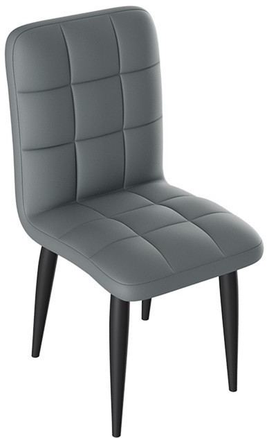 Франк ДП 2-17 Стул (конус) (Белый матовый/Кожзам Белый)