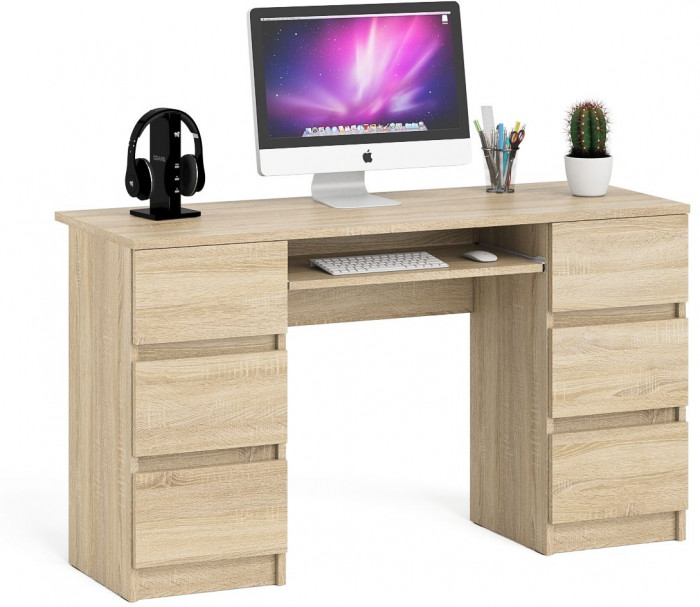 Мори компьютерный стол МС-2, дуб сонома