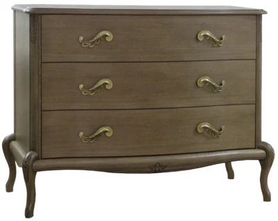 Комод с тремя ящиками "Монако" - отделка Классик (лак)