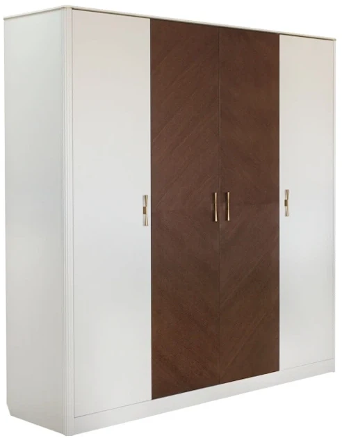 Модульная спальня "Тиволи" из массива дуба - Латте (лак)