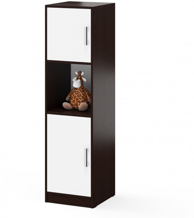 Пенал С-МД-СК9П к компьютерному столу С-МД-СК9, венге/белый шагрень