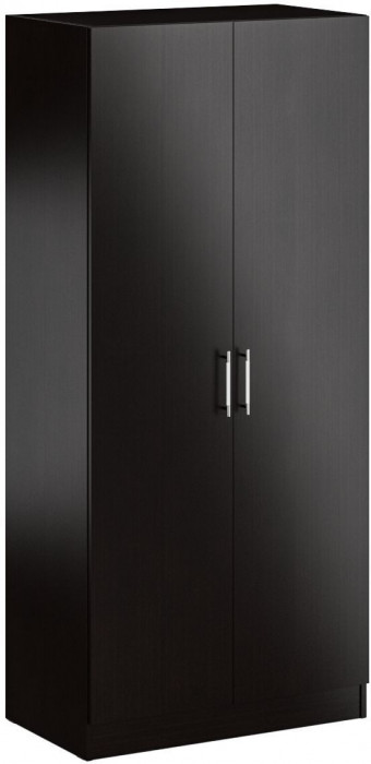 Спальня Стандарт 3-1400Я, венге/фасады ТВ тумбы МДФ чёрный глянец