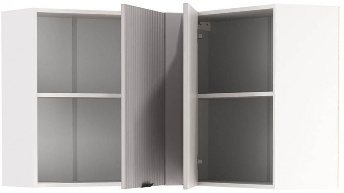 Венера полка угловая МДФ Кашемир фрезерованный