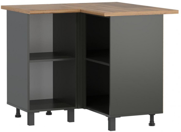 Римини стол угловой Диамант серый