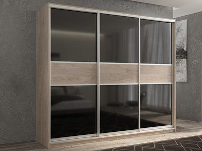 Шкаф-купе Кааппи 12 Кастелло Серый 180х60х230 см