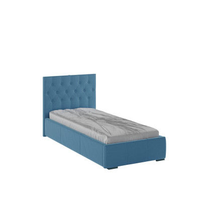 Октавия Кровать интерьерная 900 светло-голубой ромб, ортопед