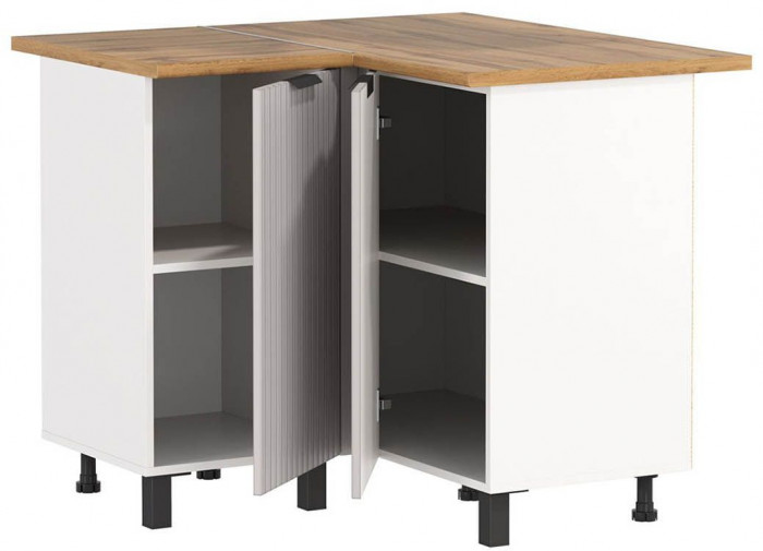 Венера стол угловой МДФ Кашемир фрезерованный