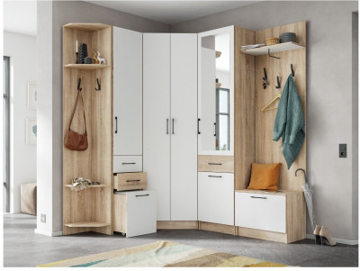 Модульная Прихожая Денвер, композиция 1