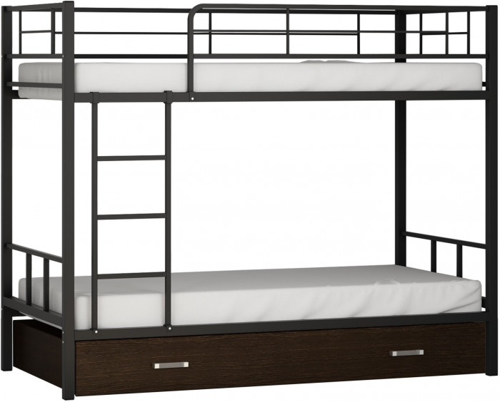 Двухъярусная кровать Севилья 2Я (Серый, Венге)