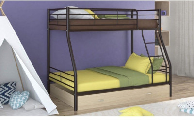 Двухъярусная кровать Гранада-2Я (Ясень шимо светлый, Коричневый)