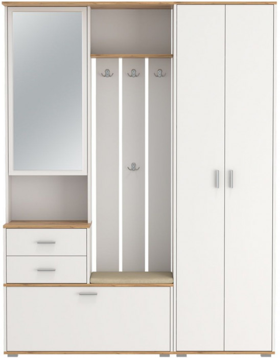 Прихожая модульная Антре 1 Белый