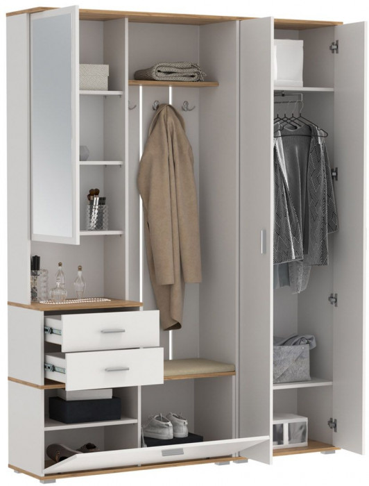 Прихожая модульная Антре 1 Белый