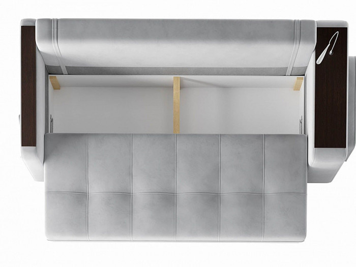 Диван Smart 4 пуф справа Б3-3Т-Б4 СК Ультра Смог