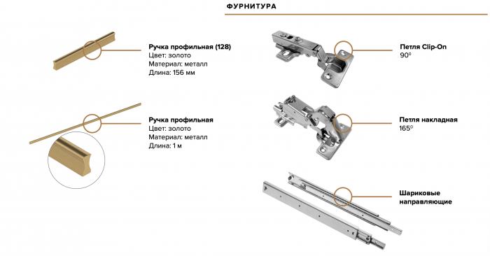 Гардеробная Ларго Вариант №3, Кашемир (с фасадами)
