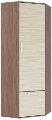 Ника Шкаф угловой (шу701) (Ясень шимо темный / светлый)