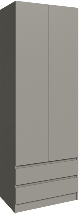 Шкаф Мадрид (0,8) с 2 ящ. без ручек без зеркала, Мокко