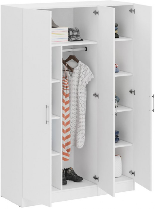 Шкаф 2-х створчатый + Пенал Стандарт, белый