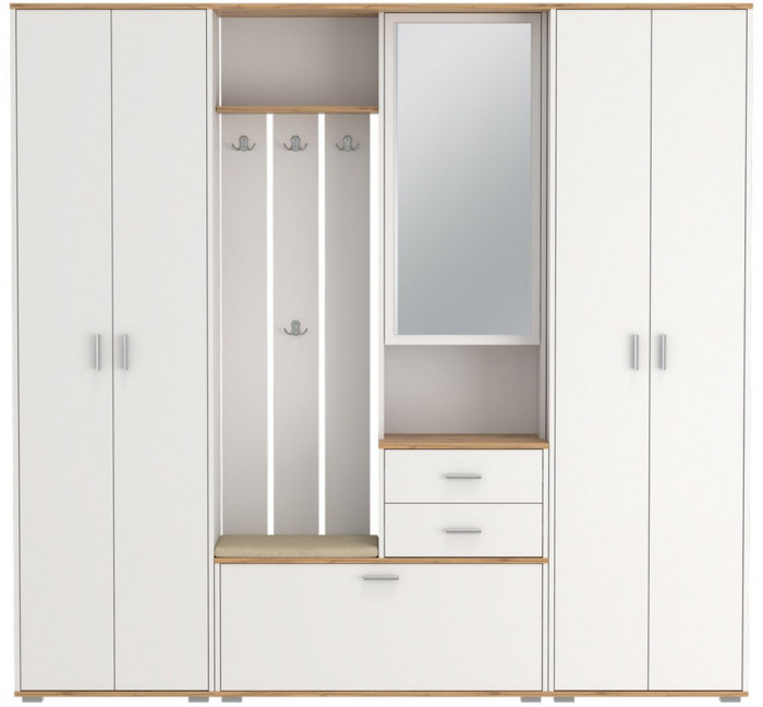 Прихожая модульная Антре 2 Белый