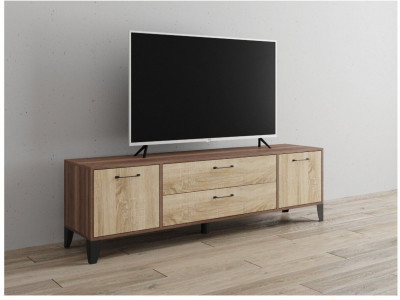 Тумба ТВ Парус-13 ясень шимо/дуб сонома