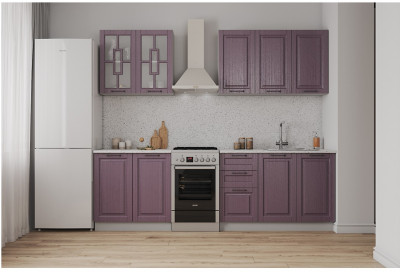 Кухонный гарнитур МДФ Гарда 2000 Пурпур