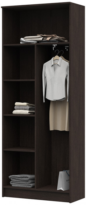 ШК-204 Машенька ЛДСП шкаф комби (800*2020*380) венге/дуб белфорт